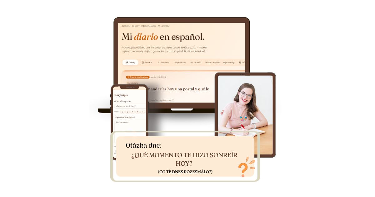 Ukázka aplikace Diario español